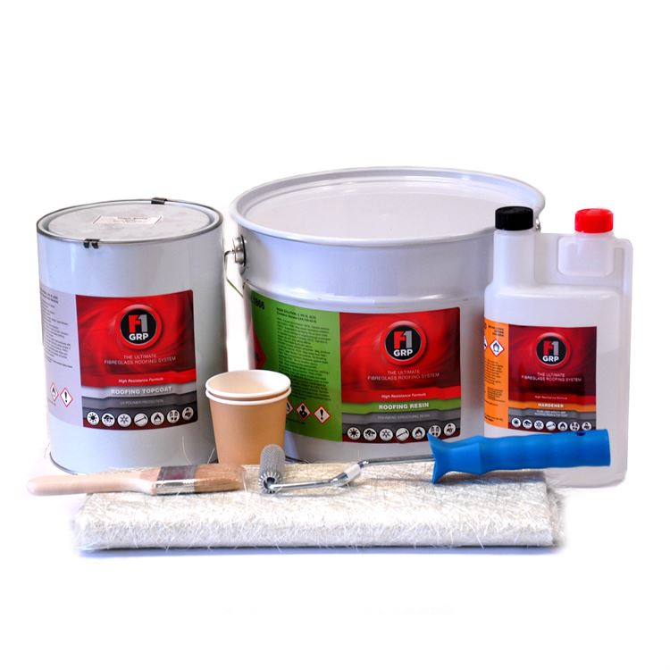 F1 GRP - Fibreglass Roofing Kit with Tools - 2.5m2
