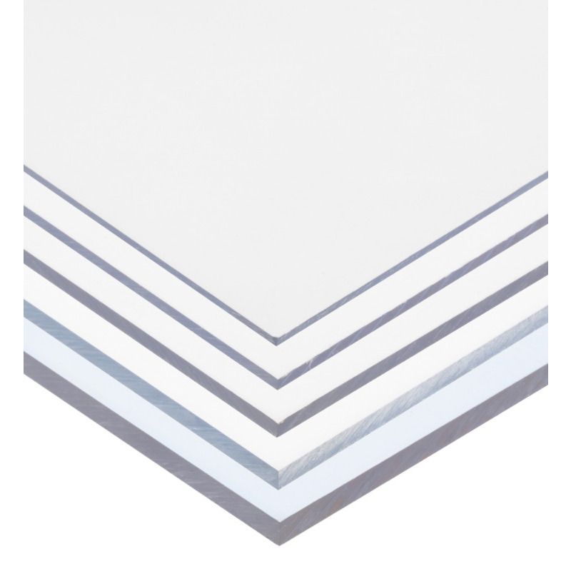 multiple solid polycarbonate sheets different thicknesses