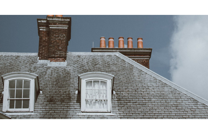 Lead flashing on large roof