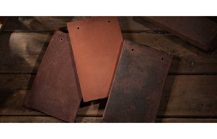 terracotta brown roofing tiles