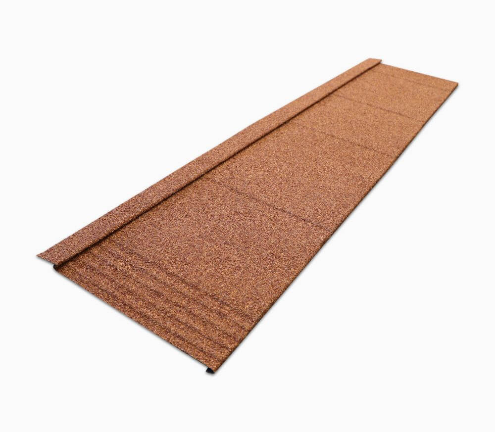 Britmet - Lightweight Metal Roof Shingle - Rustic Terracotta (End of Line) Britmet - Lightweight Metal Roof Shingle - Rustic Terracotta (End of Line)