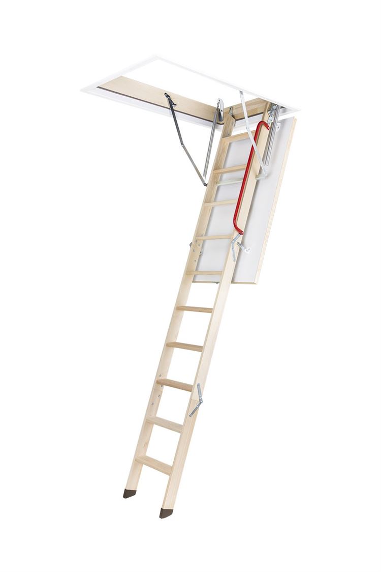Fakro LWZ Plus - Economy Folding Wooden Loft Ladder and Hatch