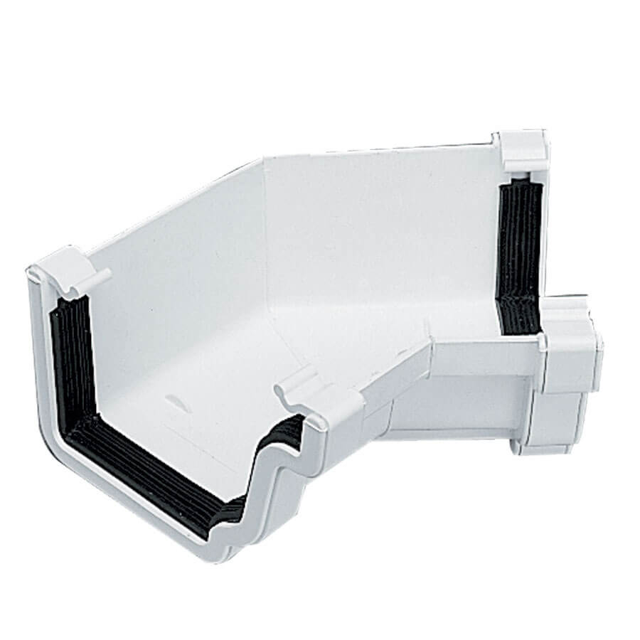 Plastic Guttering Universal Plus - Internal 135˚ Angle 128mm x 88mm - Clay Brown Plastic Guttering Universal Plus - Internal 135˚ Angle 128mm x 88mm - Clay Brown