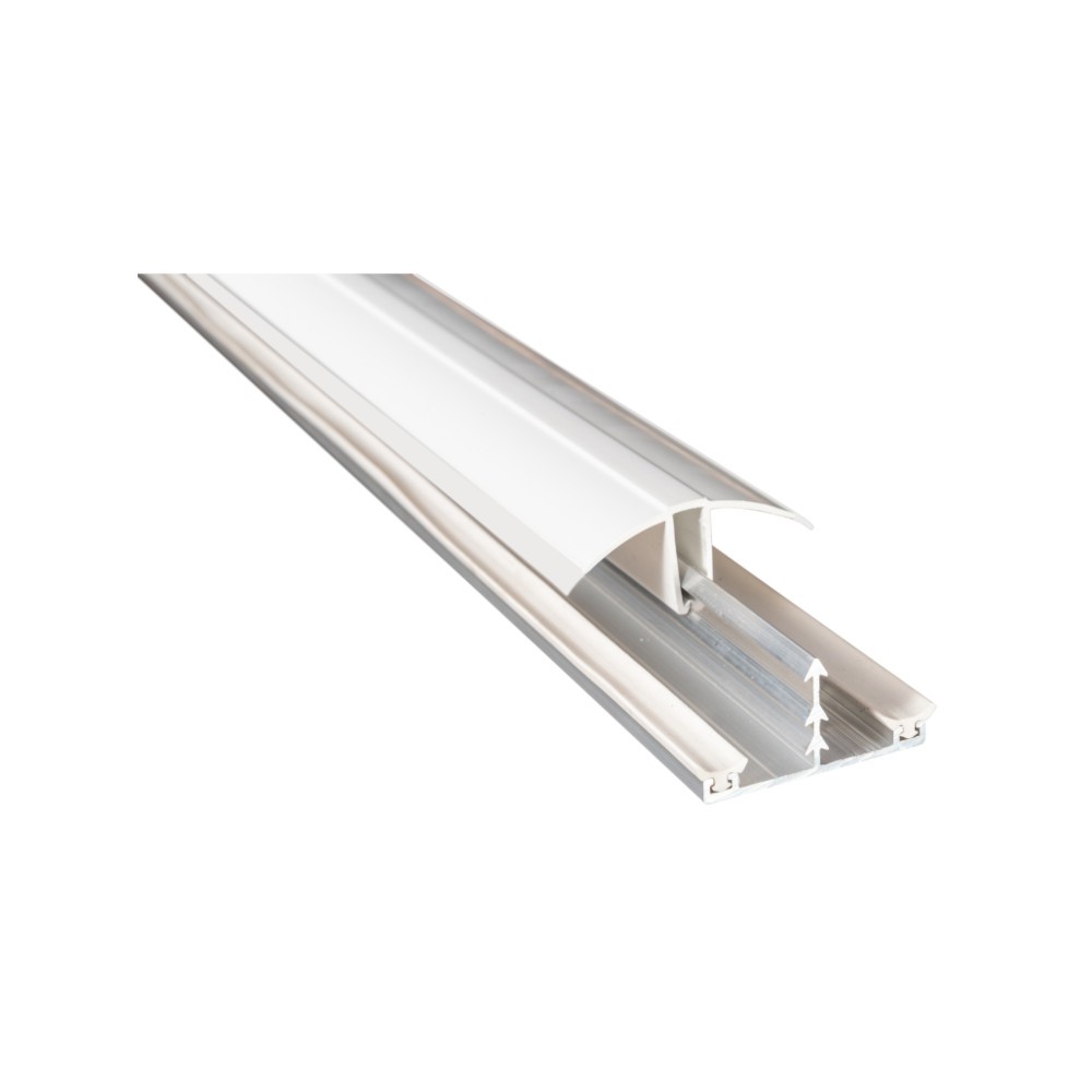 Corotherm - Polycarbonate Sheet Rafter Glazing Bar Kit - White (4m)