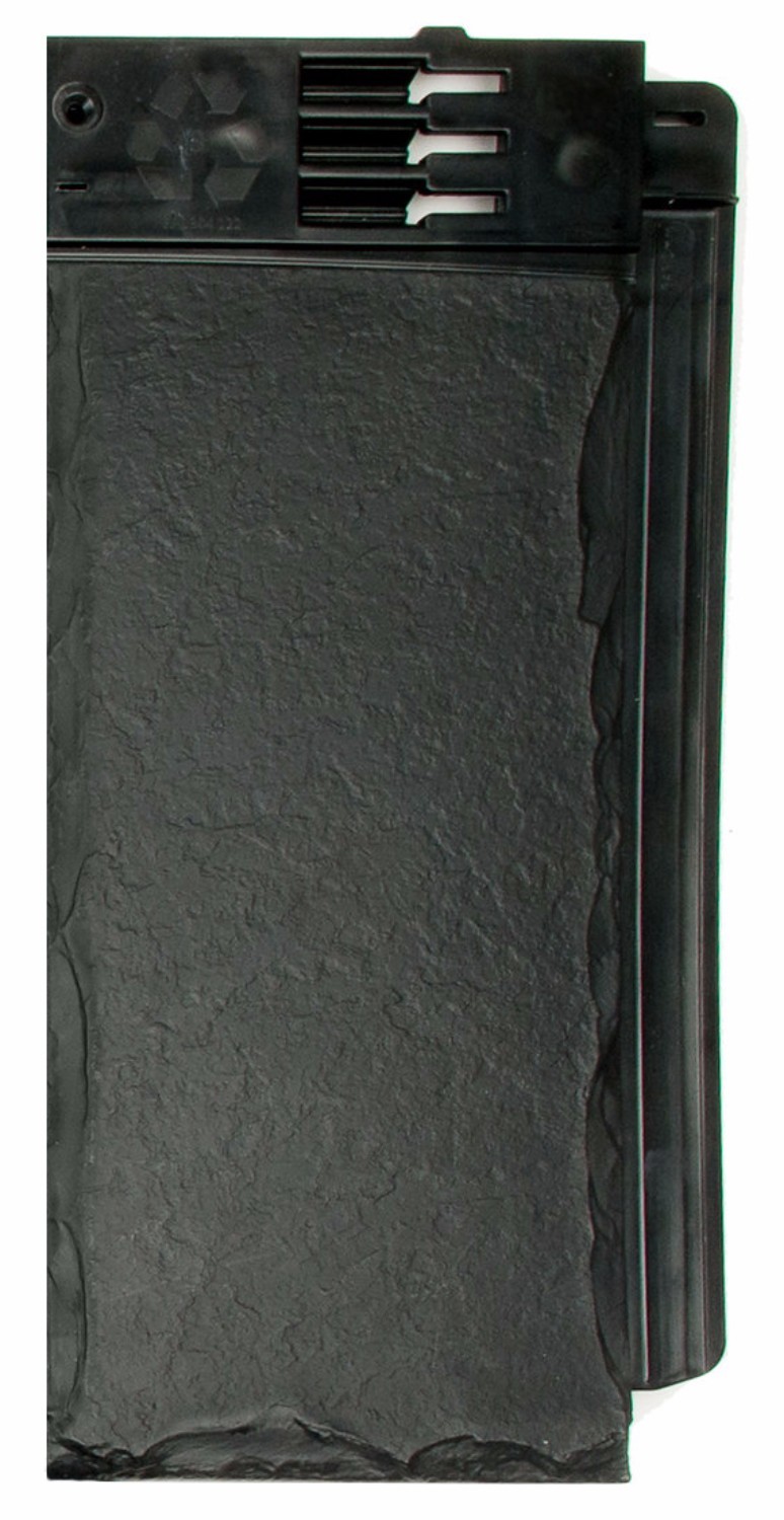 Envirotile - Half Plastic Slate Tile - Slate Grey (Pack of 10)