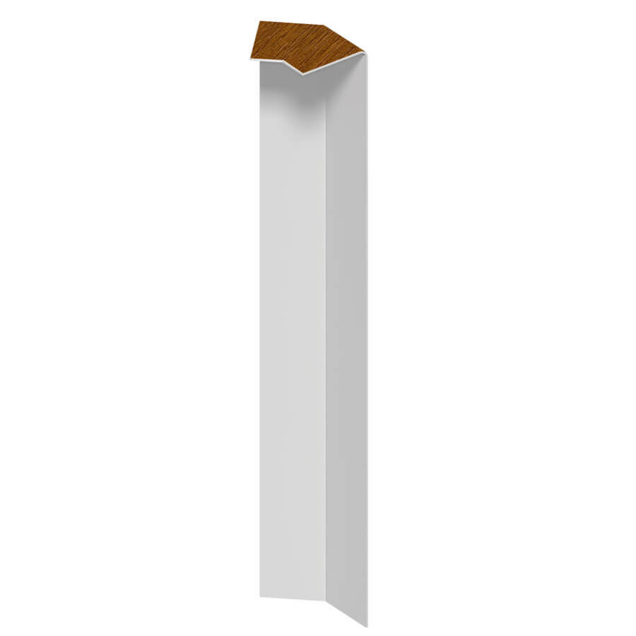 Fascia Board - 135˚ External Corner Trim - 300mm - Golden Oak