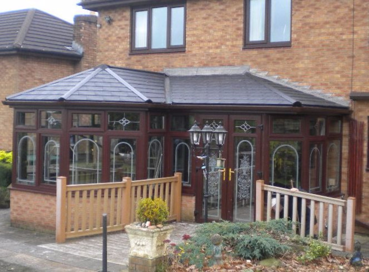 Envirotile Plastic Lightweight Tile on Conservatory