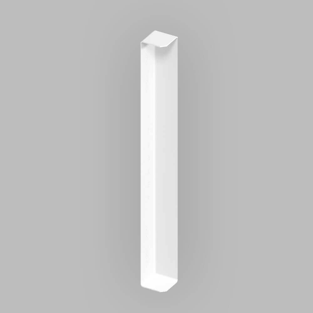 Fascia Board - 90˚ External Corner Trim - 450mm - White