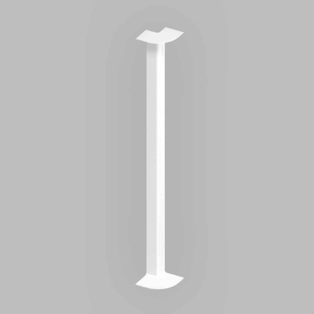 Fascia Board - 90˚ Internal Corner Trim - 450mm - White