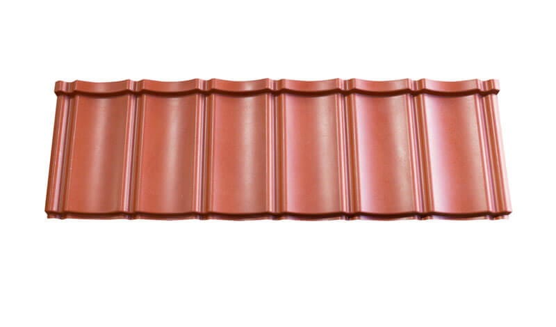 Lightweight Tiles - Smooth Budget Tile - Red