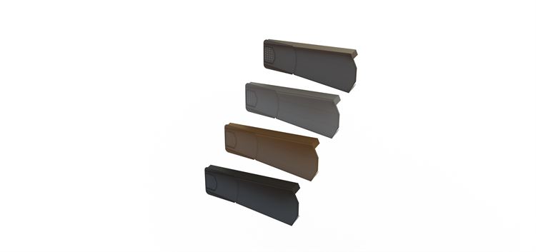 Timloc Ambi-Verge Universal Dry Fix Angled Ridge End Cap - 265 x 240mm (Pack of 10)