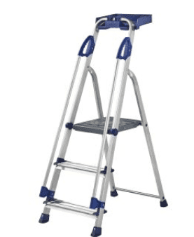 Werner Aluminium Workstation Stepladder with Twin Handrails