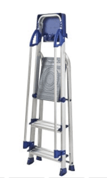 Werner Aluminium Workstation Stepladder with Twin Handrails