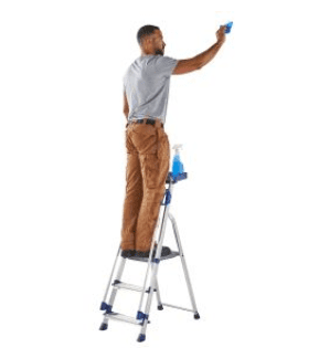 Werner Aluminium Workstation Stepladder with Twin Handrails