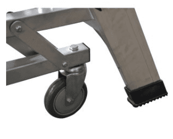 Werner Fibreglass Swingback Stepladder with Lock-In Accesory System