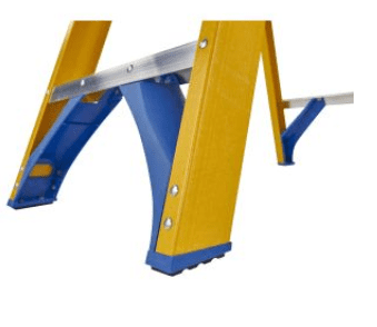 Werner Fibreglass Platform Stepladder with Lock-In Accessory System