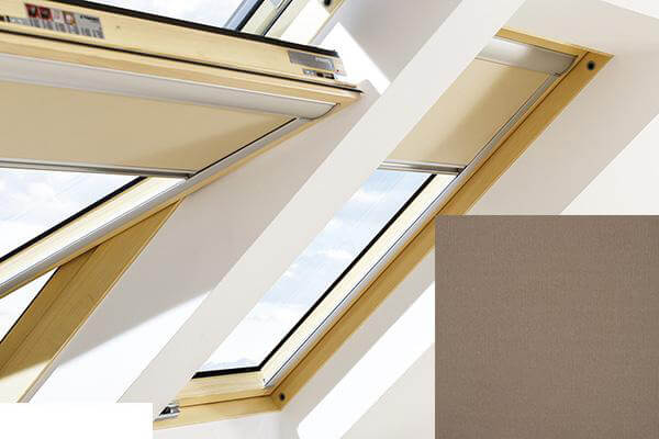 Fakro - ARF II 231 - Manual Blackout Blind - Cedar Brown
