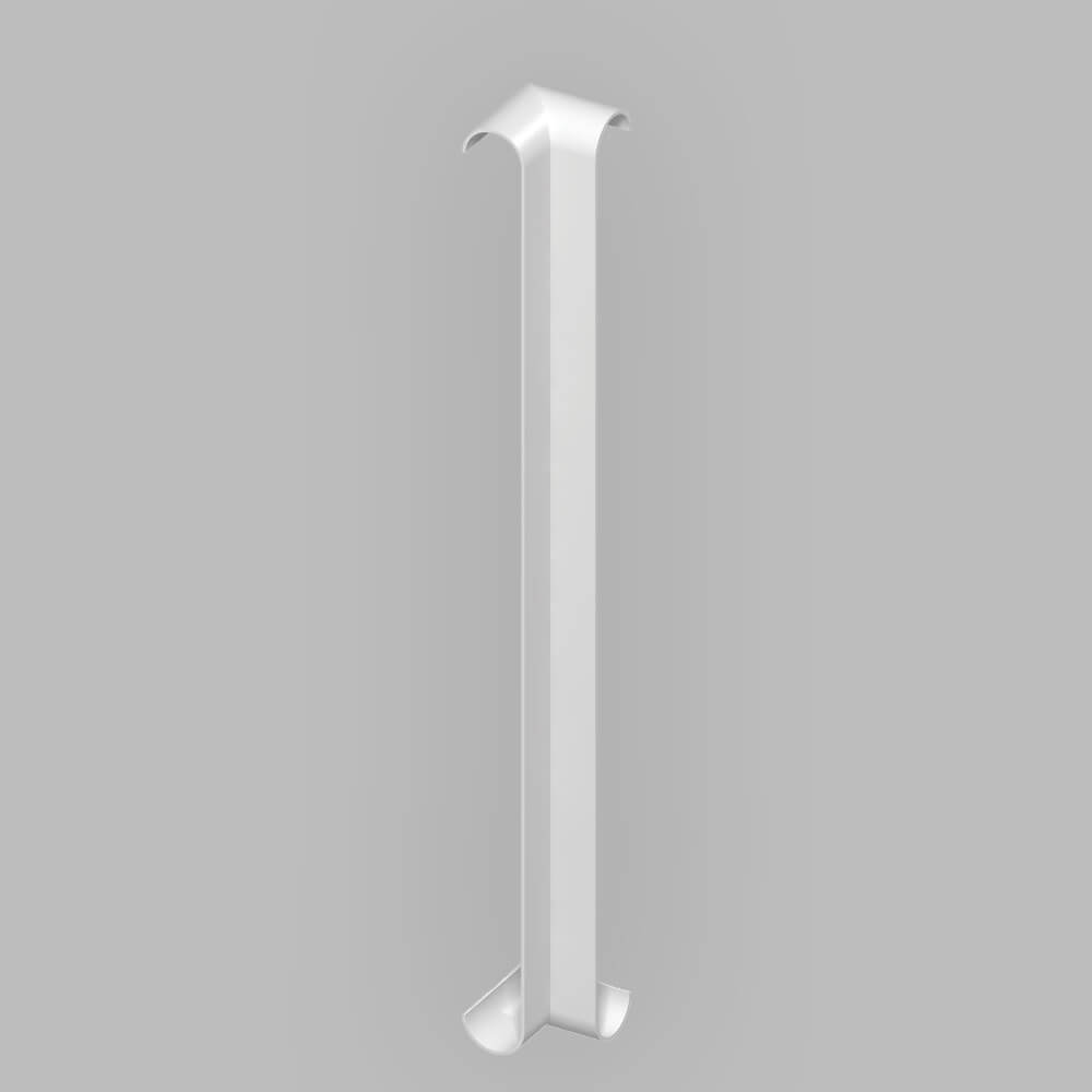 Fascia Board - Bull-nosed 90˚ Internal Corner Trim - 300mm - White