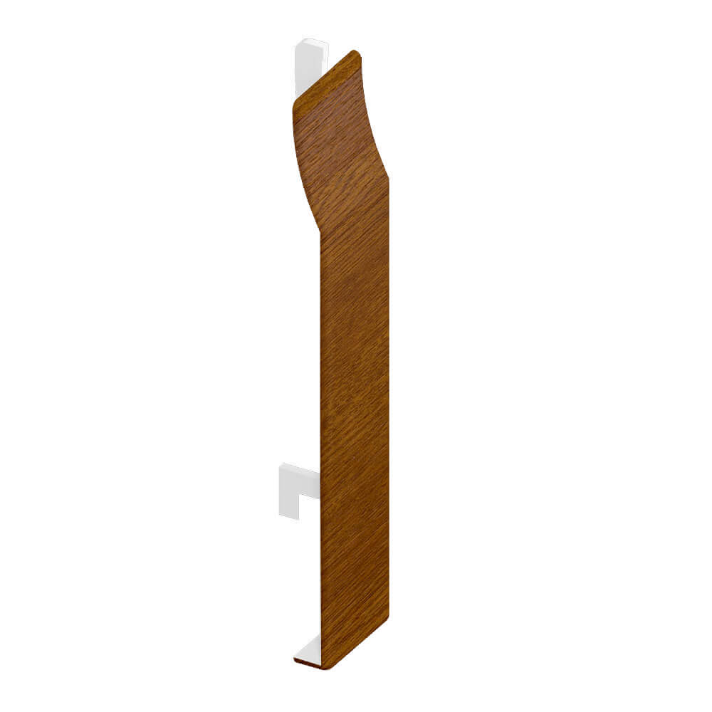 UPVC Shiplap Cladding - Butt Joint - Golden Oak