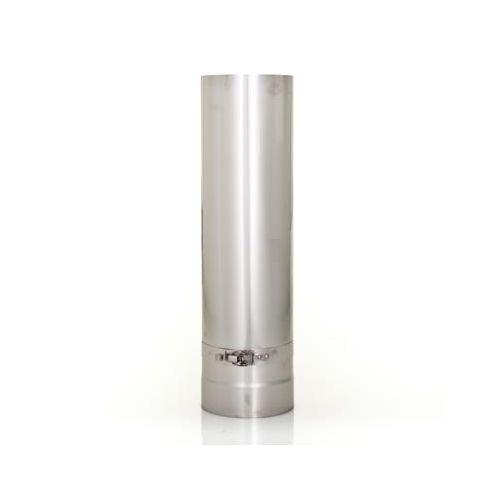 Stainless Steel Single Skin Flue Pipe with Door - 125mm/150mm - 500mm to 1000mm