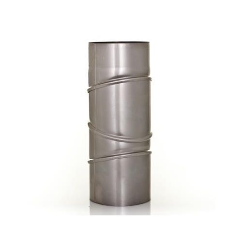 Stainless Steel Single Skin Straight Pipe 90 Degree Bend - 125mm to 150mm