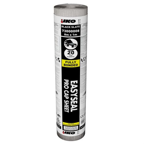 IKO Easyseal Pro Self-Adhesive Cap Sheet - Black - 1m x 8m (Pallet of 30)