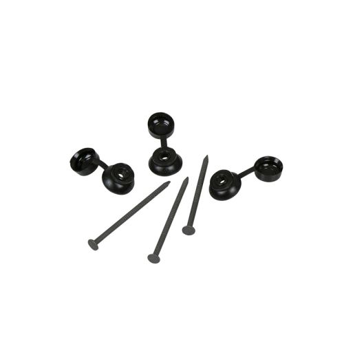 Coroline - Corrugated Bitumen Roof Sheet Fixings - Black (Pack of 20)