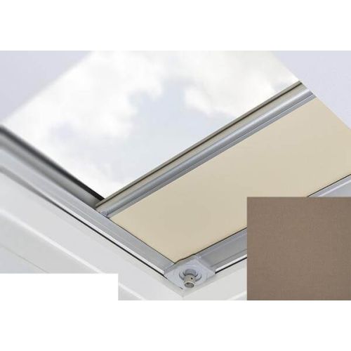 Fakro - ARF/D II 231 - Flat Roof Manual Blackout Blind - Cedar Brown