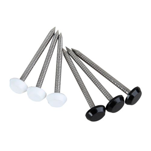 TRC Techno Black Polytop Nails - 50mm (Box of 100)