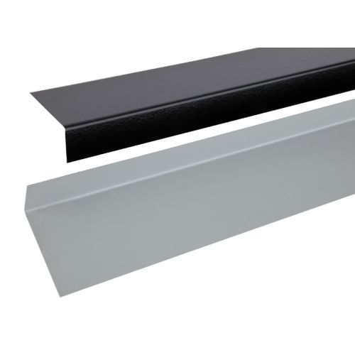 TRC Techno Plastisol-Coated Metal Wall Trim - Black - 2500mm x 70mm x 30mm