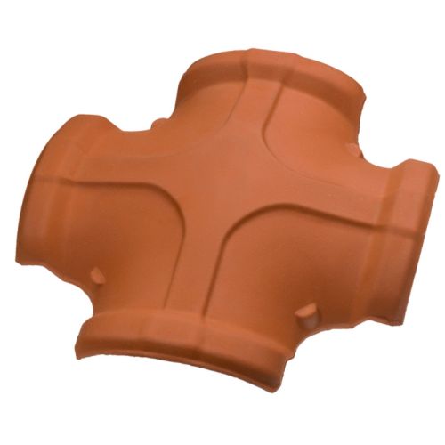 British Ceramics Clay 4-Way Ridge/Hip Cap