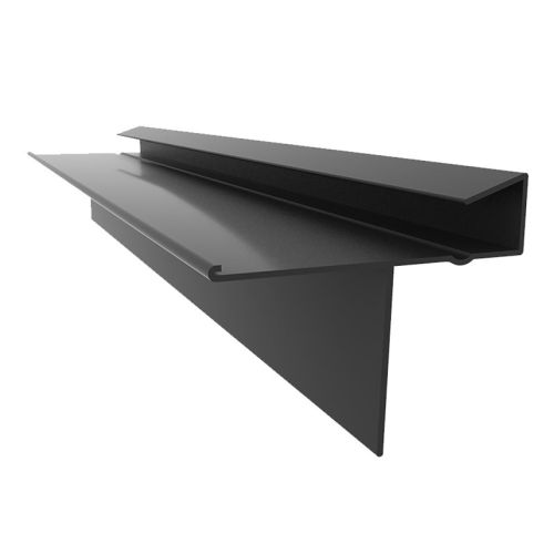 Britmet - Continuous Dry Verge - Type S - Black (1m)