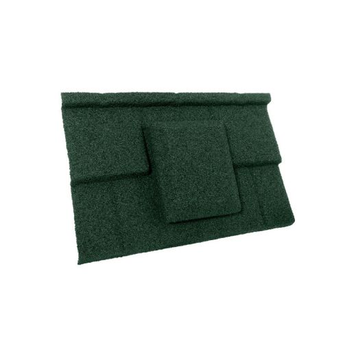 Britmet Plaintile - Air Vent Tile - Tartan Green