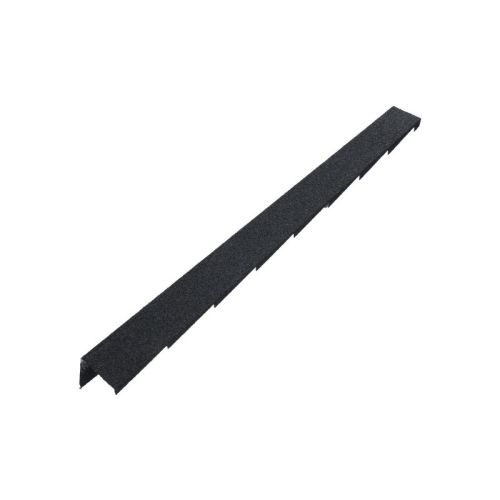 Britmet Plaintile - Metal Right Hand Barge - Titanium Grey (1250mm)