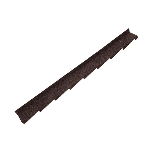Britmet - Metal Right Hand Wall Flashing - Rustic Brown (1250mm)