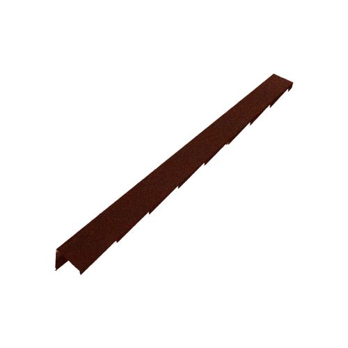 Britmet - Metal Right Hand Barge - Rustic Terracotta (1250mm)
