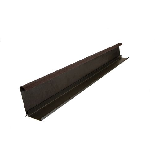 Britmet Shingle - Metal Barge Soaker - Bramble Brown