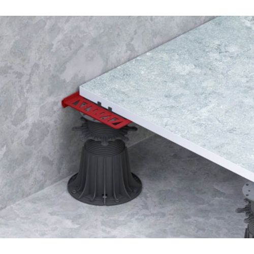 DD Standard Series - Adjustable Pedestal Wall Edge Abutment Accessory