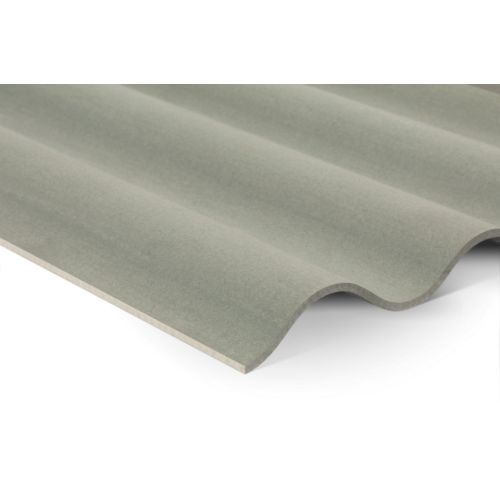 Swisspearl B5 5in Fibre Cement Roofing Sheet - 6mm (Natural Grey)