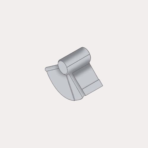 Swisspearl Cemsix Big Six Fibre Cement Two-Piece Adjustable Roll Top Finial