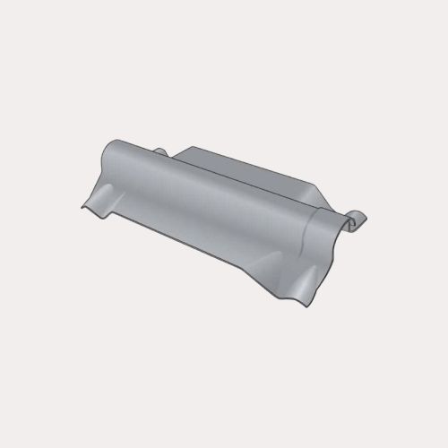 Swisspearl Cemsix Big Six Fibre Cement Two-Piece Adjustable Ventilation Ridge