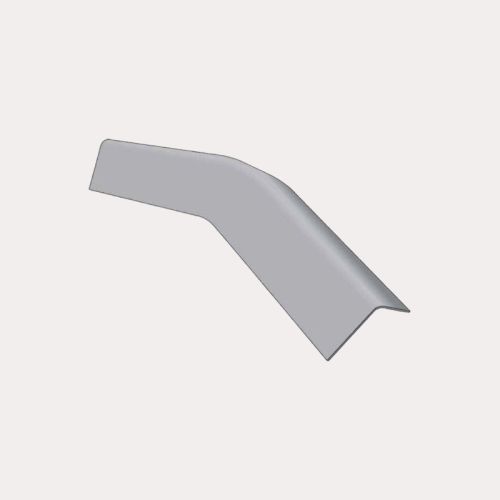 Swisspearl Cemsix Big Six Fibre Cement Cranked Crown Plain Barge Board