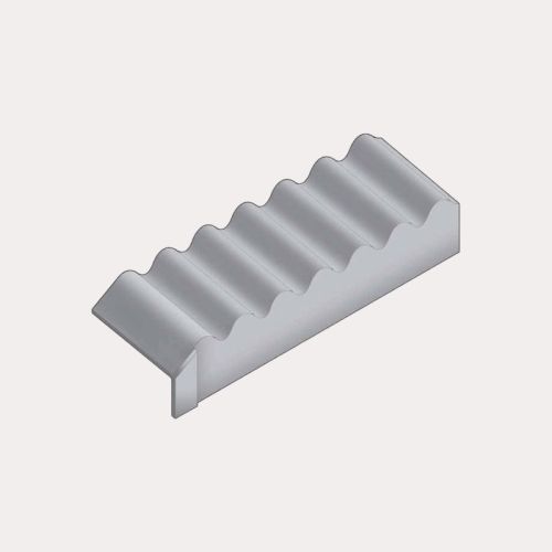 Swisspearl Cemsix Big Six Fibre Cement Eaves Closure - 1086mm (Natural Grey)