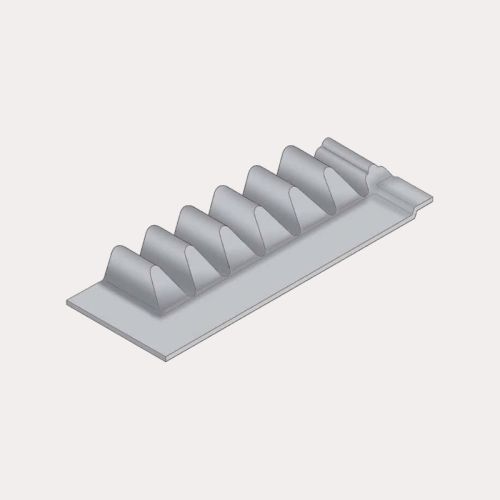 Swisspearl Cemsix Big Six Fibre Cement Eaves Filler - 1086mm (Natural Grey)