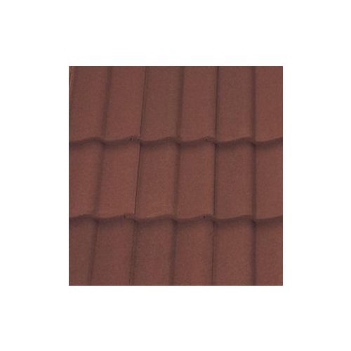 Sandtoft Double Pantile Concrete Roof Tile - Sandfaced Mottled Red