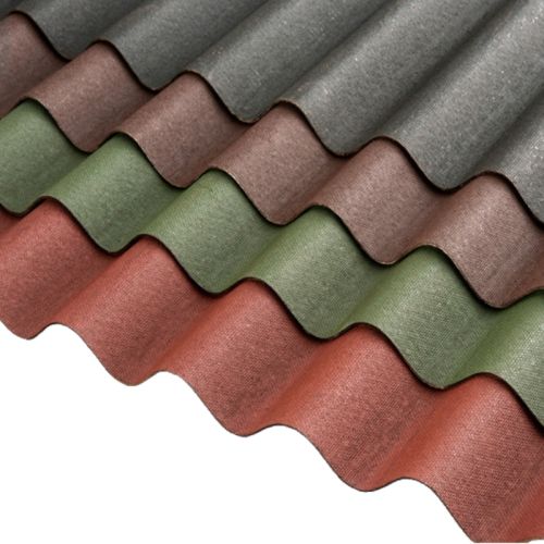 Coroline Corrugated Bitumen Roof Sheet - 2000mm x 950mm x 2.6mm