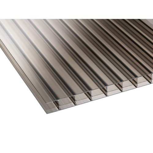 Corotherm 16mm - Triplewall Polycarbonate Sheet - Bronze (2000x1800x16mm)