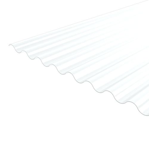 Corrugated Metal Sheet - 13.5/3 Profile - 0.7mm - Polyester Pure White