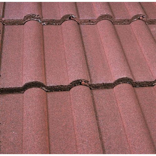 Marley - Double Roman - Concrete Tile Range - Dark Red