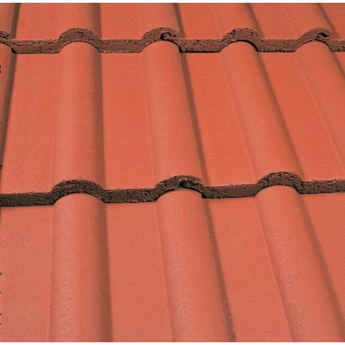 Marley - Double Roman - Concrete Tile Range - Mosborough Red